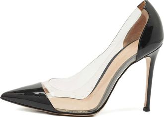 Gianvito Rossi Pumps a punta in pelle - Nero