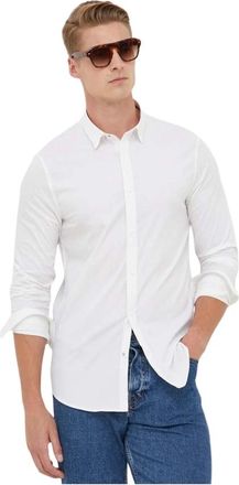 A|X Armani Exchange Heren, Overhemden, Wit, Maat: 2XL