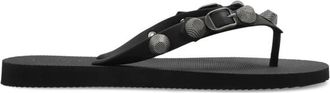 Balenciaga Cagole Thong - Dames - Slippers - Zwart - 38 EU - Schoenen