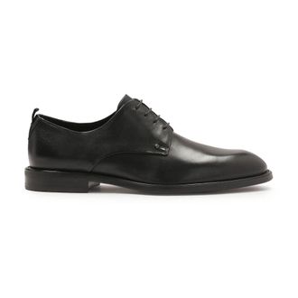 Kazar Klassieke zwarte halfschoenen voor pak - Heren - Nette schoenen - Zwart - 44 EU - Leer - Schoenen