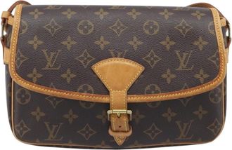 Louis Vuitton Sologne Monogram Canvas Brown Canvas Handbag (Pre-Owned)