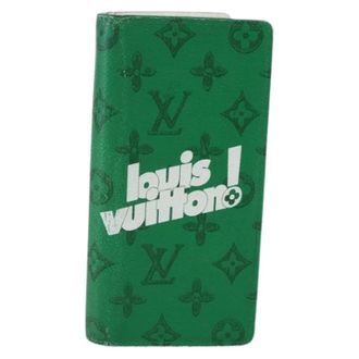 Louis Vuitton Pre-owned Canvas Portemonnee - Dames - Pre-owned - Groen - Maat: ONE Size
