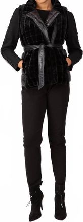 Berek Luxe Furalicious Vest In Black