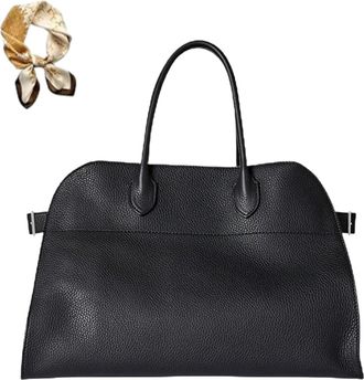 Generic Trendy PU Leather Tote Bag for Women, Large Capacity Classic Vintage Top Handle Bag, Luxury Elegant Casual Work Handbags