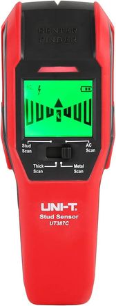 OEM Detector De Vigas Ut387c, Esc&aacute;ner De Pared Con Sensor, Detector De Madera El&eacute;ctrico 4 En 1 Con Posicionamiento Central, Pantalla Lcd Y Alarma Led. 4 M