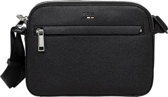 HUGO BOSS Ray Double EW 50558184 - Heren - Schoudertassen - Zwart - ONE Size - Polyester - Tassen