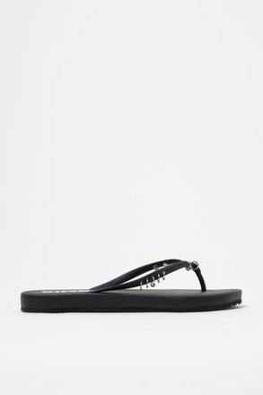 Bimba & Lola Flip-Flop With Piercings in Black at Nordstrom, Size 35