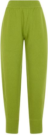 Alberta Ferretti Athletic broek in mesh - Dames - Sweatpants - Groen - XS - Wol - Broeken