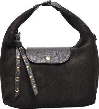 Anna Luchini Bordeauxrood Rundleer Tas