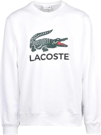 Lacoste Cotton Sweatshirt - White