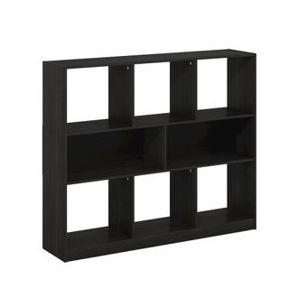 Furinno Daly 8-Cube Horizontal 3 Tier Bookcase, Bookshelf, Storage Organizer, 47 Width