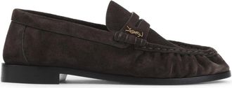 Saint Laurent Dames, Schoenen, Bruin, Maat: 38 1/2 EU Leer