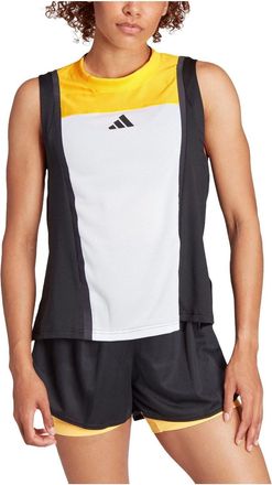 adidas (WMNS) adidas Tennis HEAT.RDY Pro Match Tank Asia Sizing White Yellow Black IM8179
