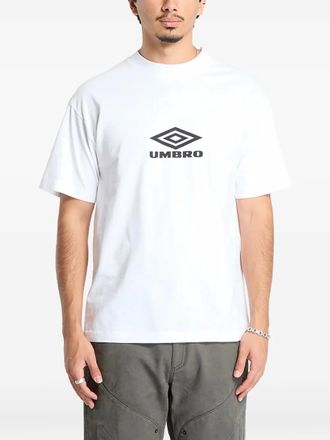 Umbro logo-print T-shirt - men - Cotton - L - White