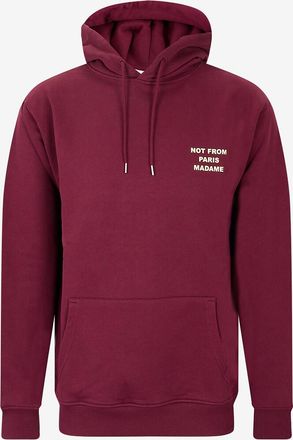 Dr&ocirc;le de Monsieur Kapuzenpullover aus Molton-Stoff Hoodie Slogan