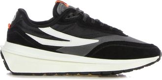 Fila Donkere Schaduw Lage Sneaker - Heren - Sneakers - Zwart - 44 EU - Nylon - Schoenen