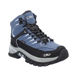 F.lli Campagnolo Wanderschuh CMP RIGEL 2.0 MID WMN WP TREKKING SHOES, Damen, Gr. 36, space, sky blau, Leder, Schuhe Wanderschuh, wasserdicht