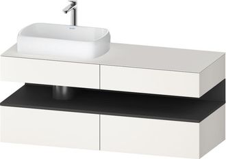 Duravit Qatego Consola Mueble Bajo Lavabo, 2 Extensiones, 2 - Duravit