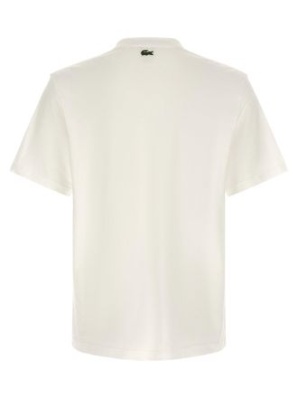Lacoste Logo-Print Cotton Jersey T-Shirt - White