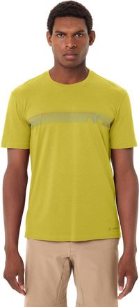 Vaude Funktionsshirt VAUDE MENS CYCLIST T-SHIRT V, Herren, Gr. XXL, light leaf, Web, Obermaterial: 70% Baumwolle, 30% Lyocell, regular fit, Rundhals, weit n