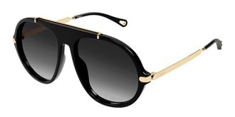 Chlo&eacute; CH0357S 001 Womens Sunglasses Black Size 58