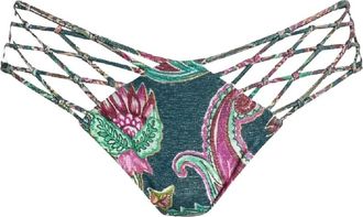 Del Maar Malaki Bikini Broekje - Dames - Bikinis - Blauw - L - Polyester - Badmode