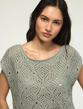 Lucky Brand Womens Boho Sweater Vest