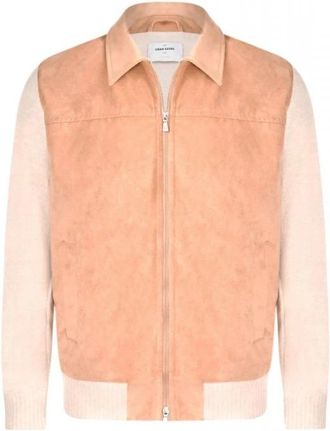 Gran Sasso Gecombineerd Bomberjack - Heren - Bomber jackets - Bruin - XL - Wol - Jassen