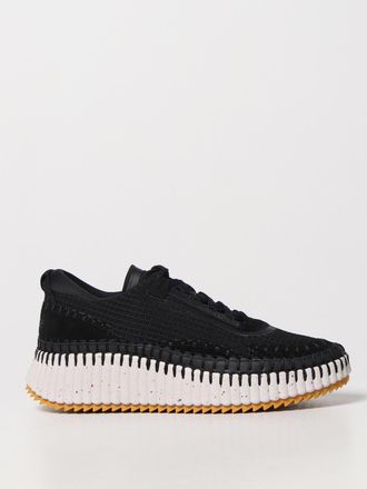 Chlo&eacute; Sneakers Nama Chlo&eacute; in tessuto riciclato e suede