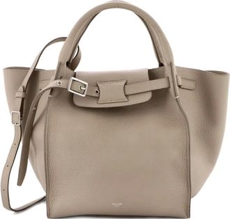 Celine Big Bag Grained Calfskin Small satchel - Beige