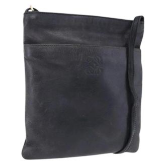 Loewe Pre-owned Shoulder Bag - Dames - Pre-owned - Blauw - Maat: ONE Size Leer