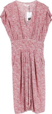 Isabel Marant &Eacute;toile Isabel Marant midi-jurk in rode viscose