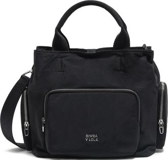 Bimba & Lola Shopper met ritssluiting en handvat - Zwart