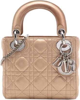 Dior Pre-owned Lady Dior Handbag - - Pre-owned - Donna - Beige - ONE SIZE