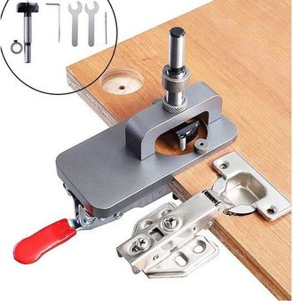 OEM Plantilla Para Bisagras De 35 Mm, Plantilla Para Bisagras Ocultas, Perforadora, Buscador De Gu&iacute;as De Perforaci&oacute;n Para Trabajos De Carpinter&iacute;a Diy