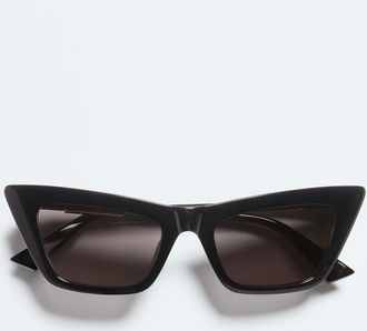 Bottega Veneta Occhiali Da Sole Cat-eye Snap - Bottega Veneta