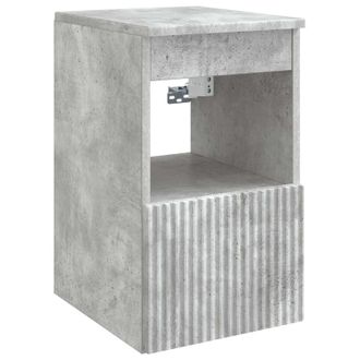 vidaXL Mueble De Cuarto De Ba&ntilde;o Gris Hormig&oacute;n 30 X 44,5 X 50 Cm Vidaxl