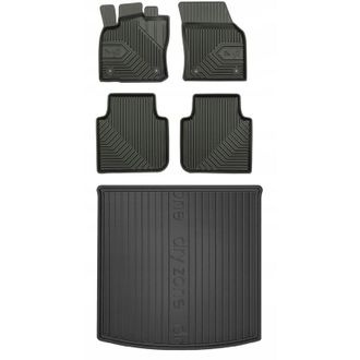 OEM Set 77 Alfombrillas Y Tapete Skoda Kodiaq 1 2016-2024 7 Plazas Con Bwb