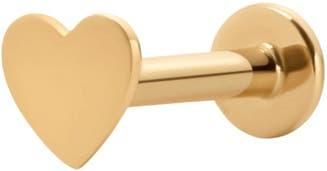 Made by Mary 14k Heart Stud Earring in 14K Solid Gold - Single at Nordstrom