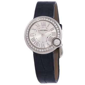 Cartier Pre-owned Cartier Ballon Blanc De Cartier 26mm Quartz Silver Dial Ladies Watch W4BL0002