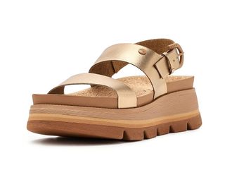 Reef Vista Luxe Liah Womens Sandals Sunset Bronze : 7.5 B - Medium, Faux Leather