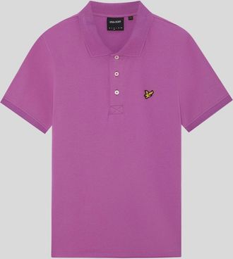 Lyle & Scott Lyle And Scott Mens Cotton Polo Shirt - Purple - Size: XXL