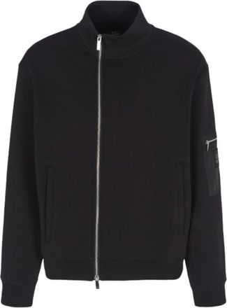 A|X Armani Exchange Zip-throughs - Heren - Vesten met rits - Zwart - M - Hoodies & sweatvesten