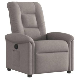 vidaXL Sill&oacute;n Reclinable De Tela Gris Taupe Vidaxl
