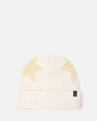 AllSaints Polyamide/wool Star Tinsel Metallic Beanie, Size: 9x10 inch