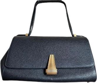 Bottega Veneta Pre-owned The Angle Bag - Dames - Vintage Schoudertas - Zwart - ONE Size - Leer - Vintage