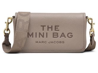Marc Jacobs The Leather Mini Bag Cross Body Womens Handbags Cement, Polyester