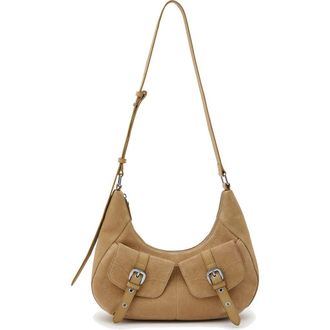 Oryany Rodeo Suede Shoulder Bag in Ivory at Nordstrom Rack