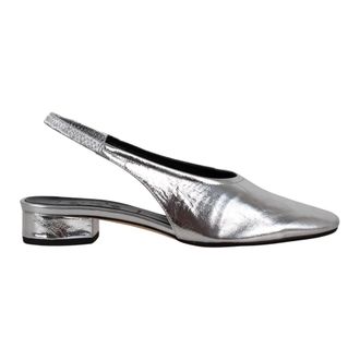 Aeyde Pumps, female, Gray, Size: 6 US Dua Slingback Flat