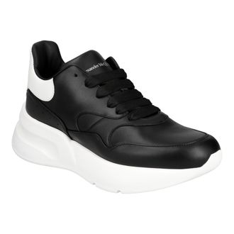Alexander McQueen Alexander Mcqueen Womens Court Sneaker Black Calfskin - Size EU 39
